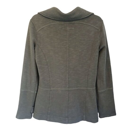 Hurley Cotton Blazer Ladies Sm Heathered Army Green - Picture 2 of 13